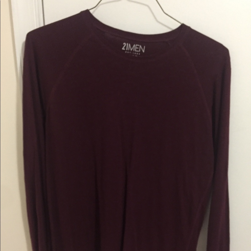 Burgundy long sleeve